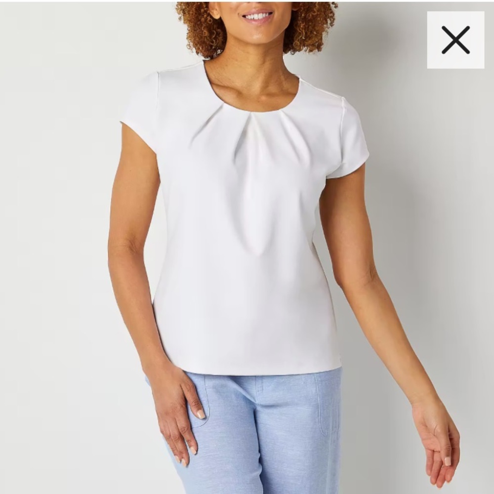Liz Claiborne Short Sleeve Blouse